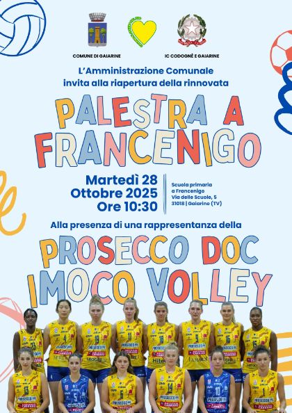 Inaugurazione Palestra a Francenigo Inaugurazione Palestra a Francenigo